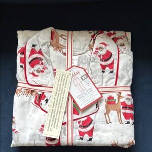 Kids Pajamas - Santa and Reindeer Design